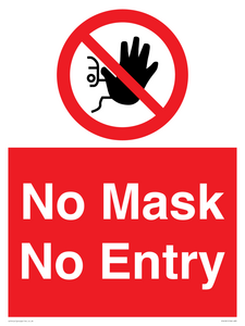 No Mask No Entry